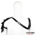 Brustgeschirr mit Schulterprotektor von Latetobed BDSM Line