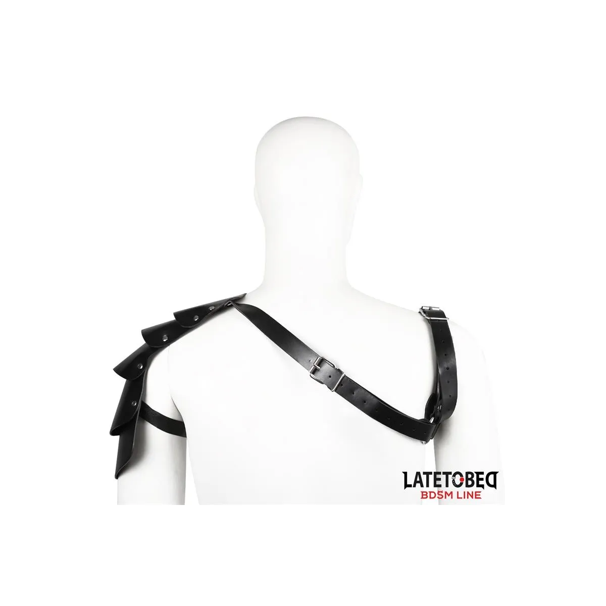 Brustgeschirr mit Schulterprotektor von Latetobed BDSM Line | Fesselliebe.de