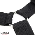 Bettfessel-Set mit Verstellbaren und Abnehmbaren Manschetten von Latetobed BDSM Line