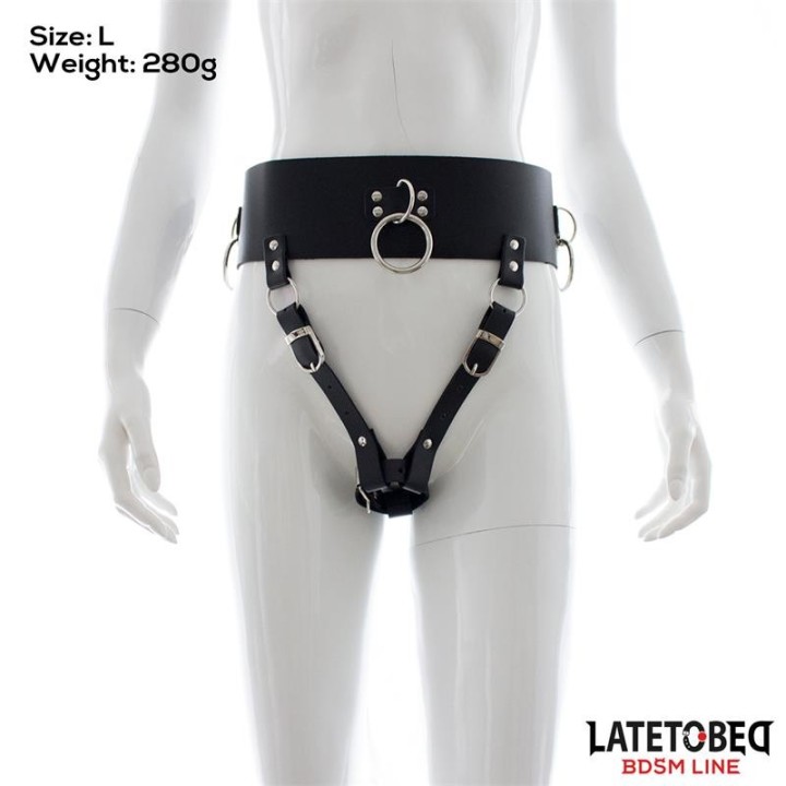 Verstellbarer Keuschheitsgürtel für Frauen von Latetobed BDSM Line | Fesselliebe.de