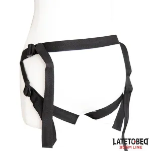 Verstellbarer Strap-On mit Metallring von Latetobed BDSM Line