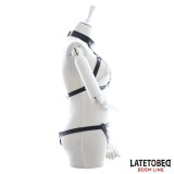 BH und Slip Bondage-Set mit Ketten von Latetobed BDSM Line | Fesselliebe.de