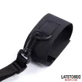Nylon-Klettverschluss-Bettfesseln mit Kunststoffhaken von Latetobed BDSM Line