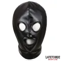 Unterwerfungshaube mit Verstellbaren Rückengurten von Latetobed BDSM Line