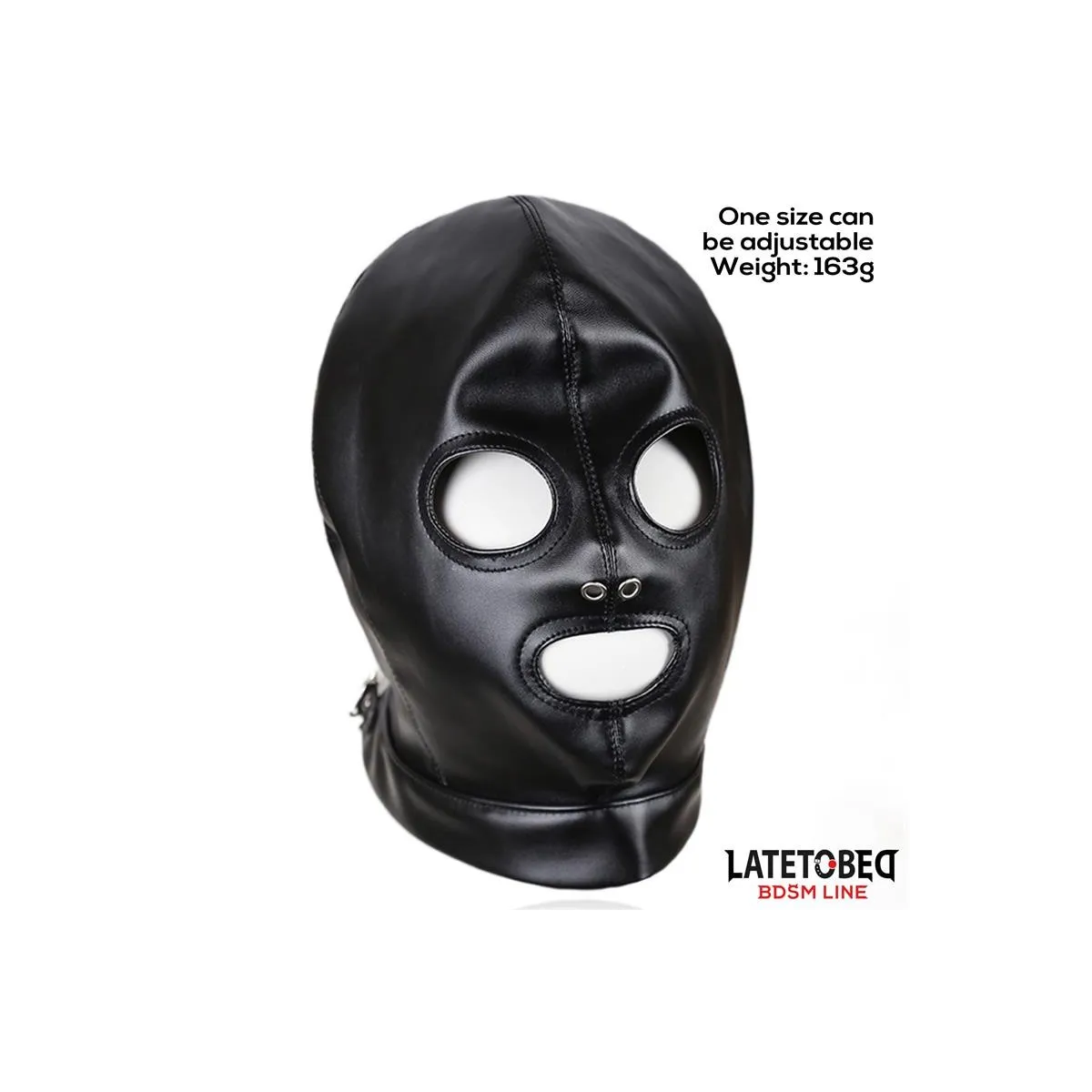 Unterwerfungshaube mit Verstellbaren Rückengurten von Latetobed BDSM Line | Fesselliebe.de