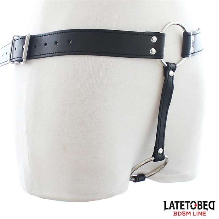 Keuschheitshose mit String, Verstellbar von Latetobed BDSM Line | Fesselliebe.de