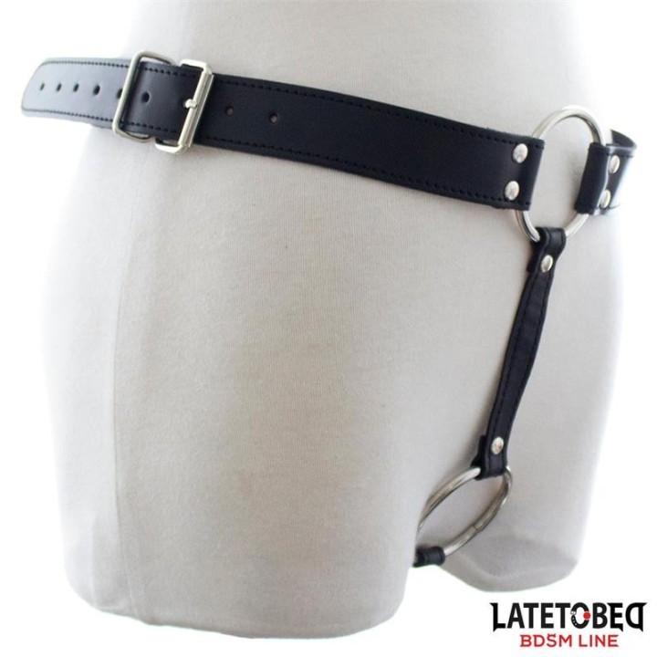 Keuschheitshose mit String, Verstellbar von Latetobed BDSM Line | Fesselliebe.de