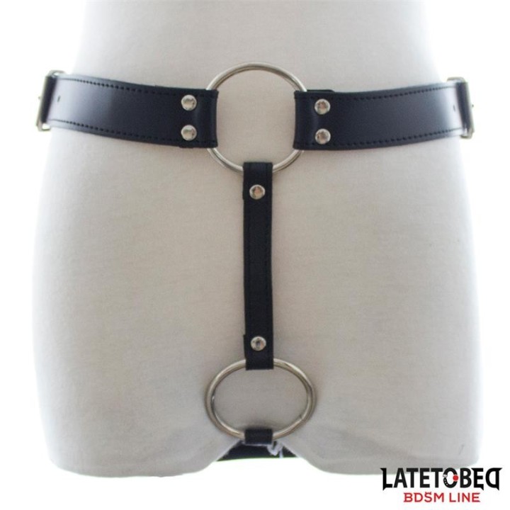 Keuschheitshose mit String, Verstellbar von Latetobed BDSM Line | Fesselliebe.de
