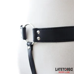 Keuschheitshose mit String, Verstellbar von Latetobed BDSM Line