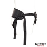 Strapon-Harness mit Breitem, Verstellbarem Gurt von Latetobed BDSM Line | Fesselliebe.de