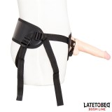 Strapon-Harness mit Breitem, Verstellbarem Gurt von Latetobed BDSM Line | Fesselliebe.de
