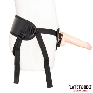 Strapon-Harness mit Breitem, Verstellbarem Gurt von Latetobed BDSM Line