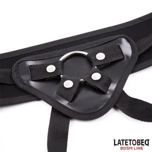 Strapon-Harness mit Breitem, Verstellbarem Gurt von Latetobed BDSM Line