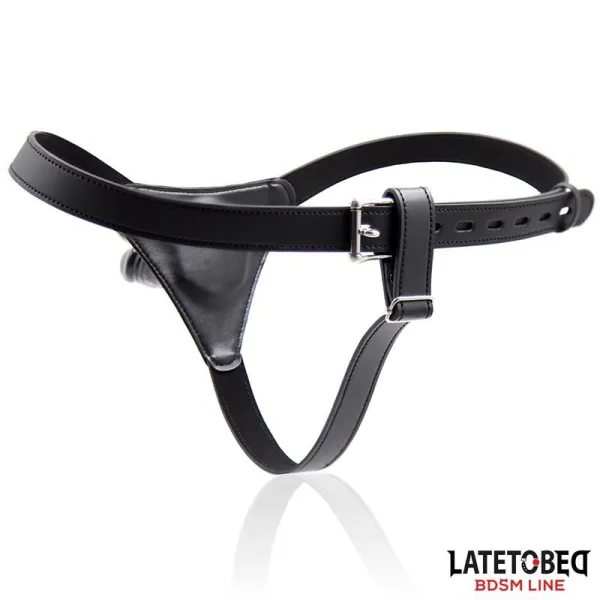 Verstellbarer Strap-On mit Semi-Realistischem Dildo von Latetobed BDSM Line | Fesselliebe.de