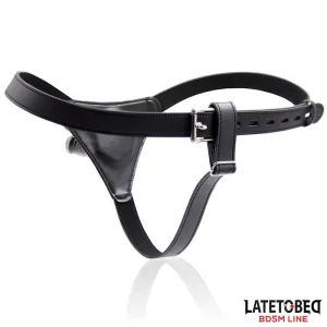 Verstellbarer Strap-On mit Semi-Realistischem Dildo von Latetobed BDSM Line