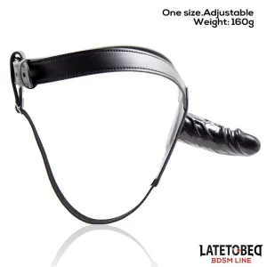 Verstellbarer Strap-On mit Semi-Realistischem Dildo von Latetobed BDSM Line