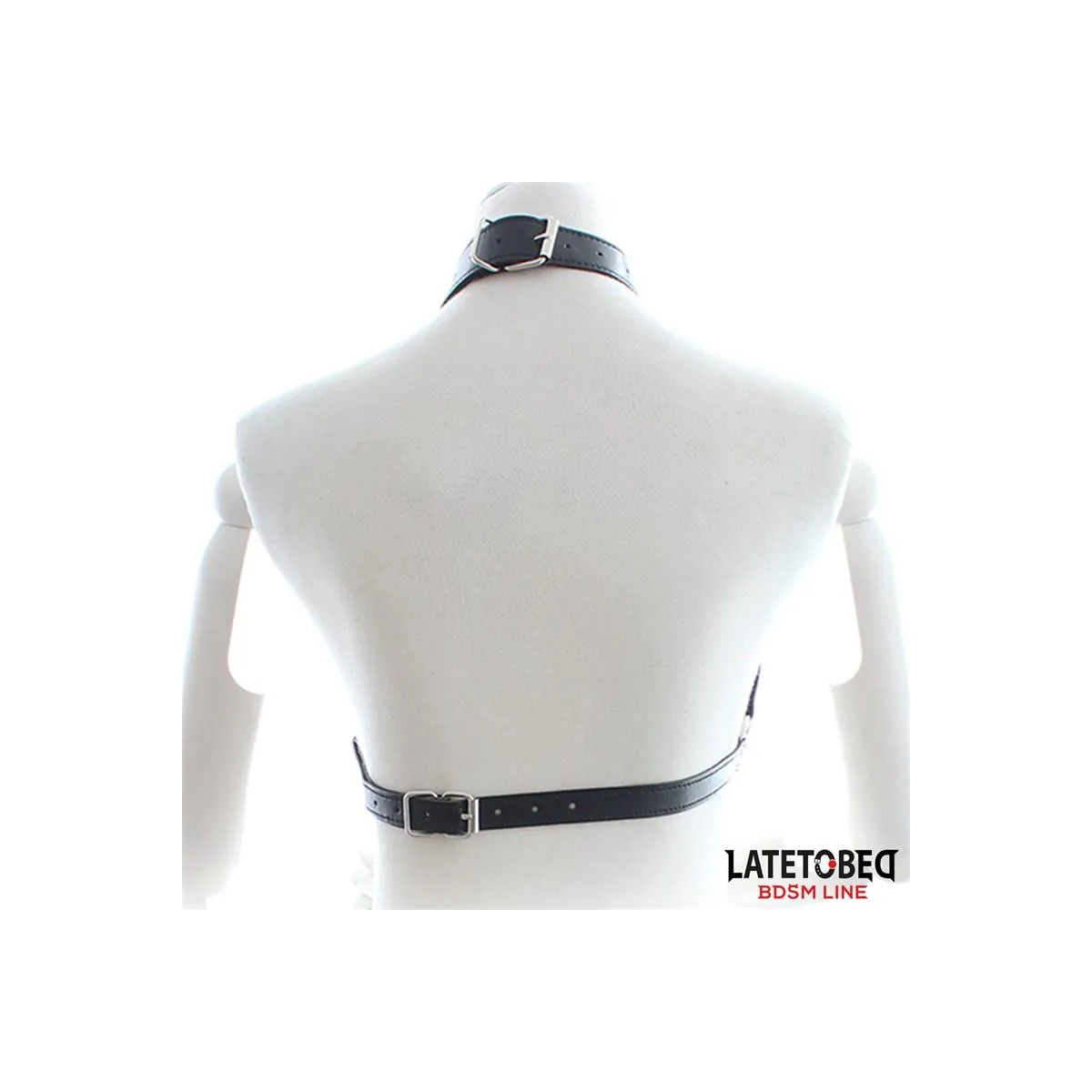 Bondage-Gurtzeug mit Offenen Cups und Ketten von Latetobed BDSM Line | Fesselliebe.de