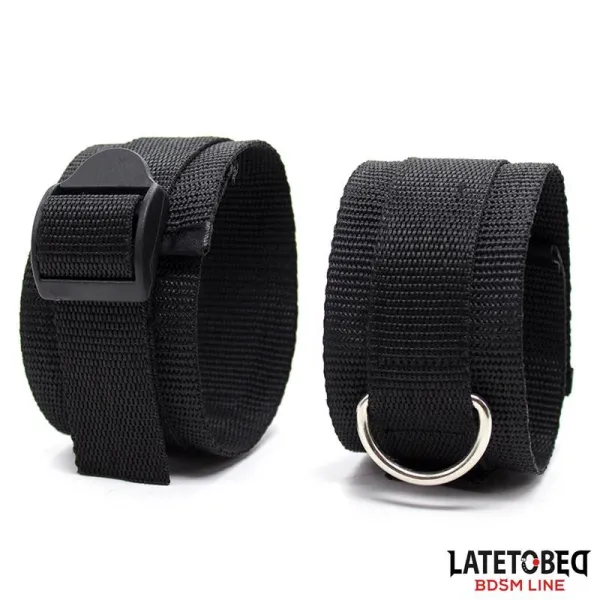 Nylon-Bondage-Fesselsystem für Das Bett (OHNE Haken) von Latetobed BDSM Line | Fesselliebe.de