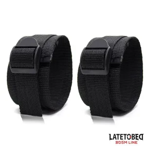Nylon-Bondage-Fesselsystem für Das Bett (OHNE Haken) von Latetobed BDSM Line