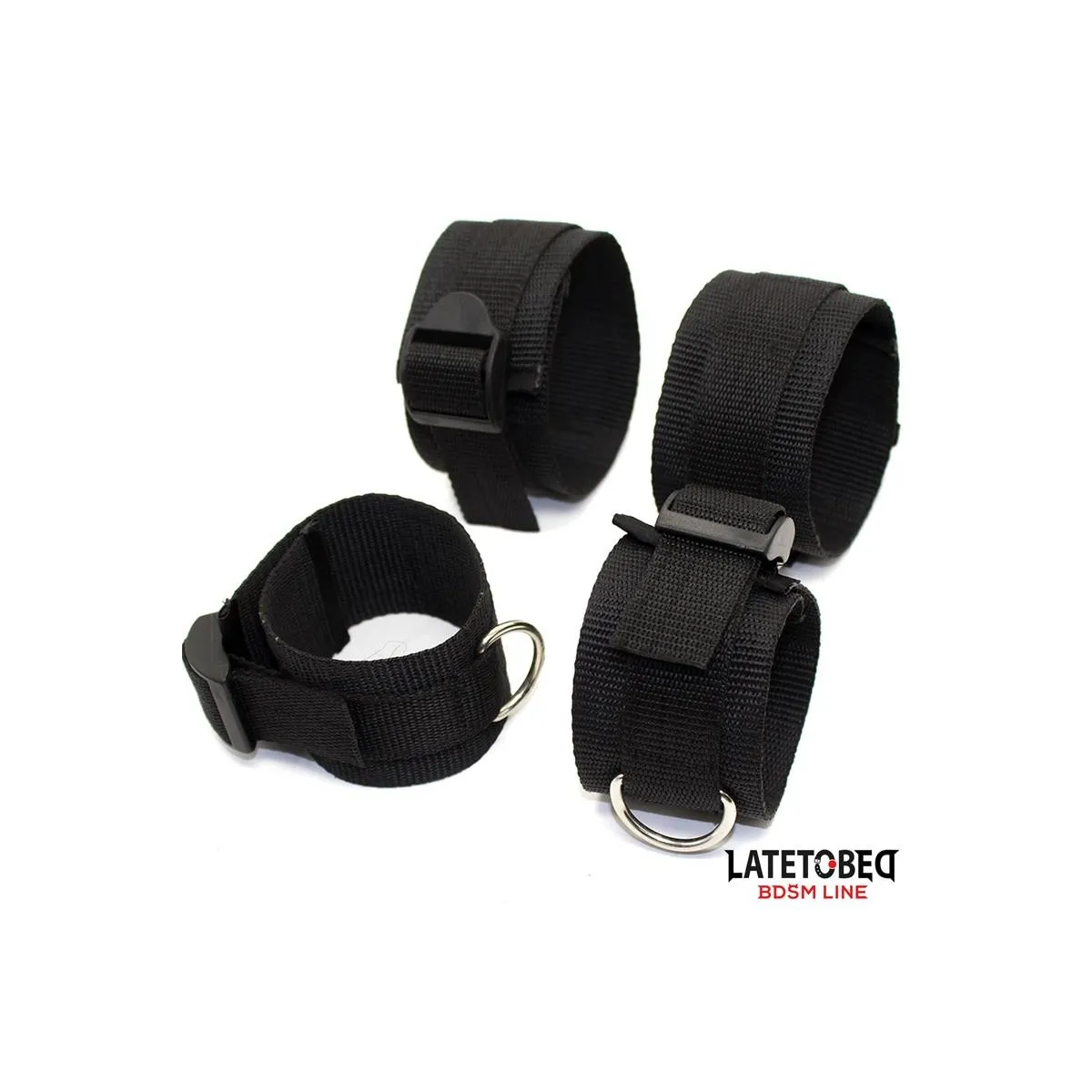 Nylon-Bondage-Fesselsystem für Das Bett (OHNE Haken) von Latetobed BDSM Line | Fesselliebe.de