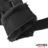 Lange Samt-Bondage-Fesseln für Das Bett, Verstellbar von Latetobed BDSM Line | Fesselliebe.de