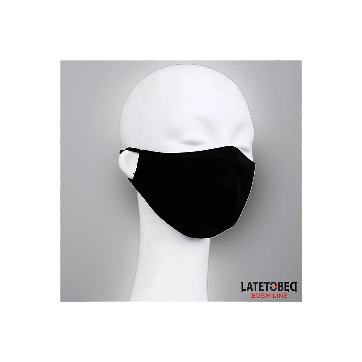 Gesichtsmaske mit 6 cm Abnehmbarem Dildo von Latetobed BDSM Line | Fesselliebe.de