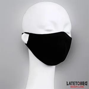 Gesichtsmaske mit 6 cm Abnehmbarem Dildo von Latetobed BDSM Line