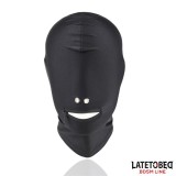 Vollständige Abdeckhaube mit Reissverschluss Im Mundbereich von Latetobed BDSM Line | Fesselliebe.de