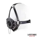 Gesichtsgeschirr mit Toilettendeckel-Knebel, Verstellbar von Latetobed BDSM Line