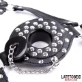 Gesichtsgeschirr mit Toilettendeckel-Knebel, Verstellbar von Latetobed BDSM Line