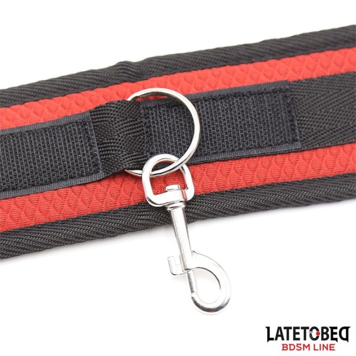 Bettfessel-Set mit Augenbinde, Verstellbare Manschetten von Latetobed BDSM Line | Fesselliebe.de