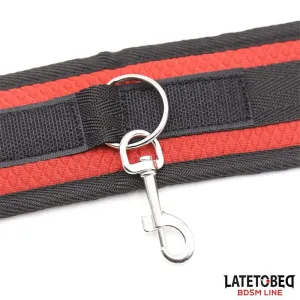 Bettfessel-Set mit Augenbinde, Verstellbare Manschetten von Latetobed BDSM Line