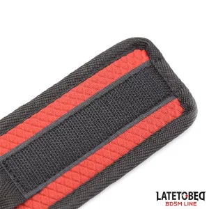 Bettfessel-Set mit Augenbinde, Verstellbare Manschetten von Latetobed BDSM Line