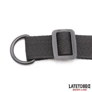 Bettfessel-Set mit Augenbinde, Verstellbare Manschetten von Latetobed BDSM Line