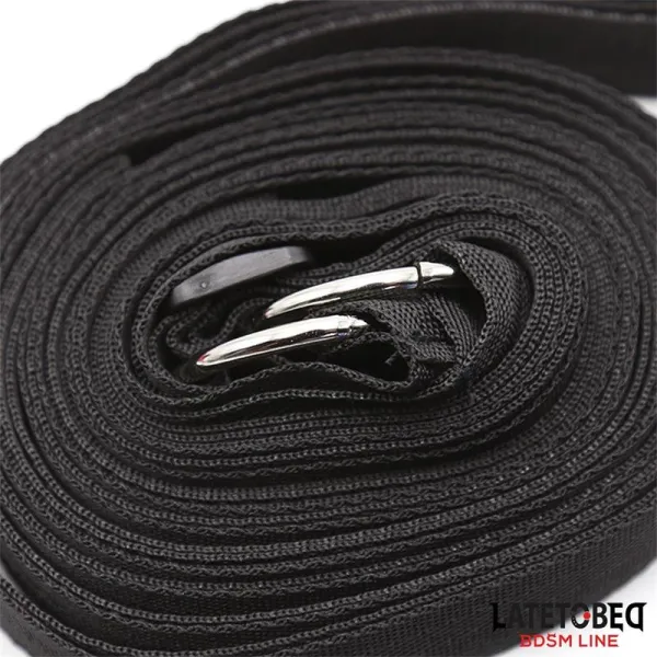 Bettfessel-Set mit Augenbinde, Verstellbare Manschetten von Latetobed BDSM Line | Fesselliebe.de