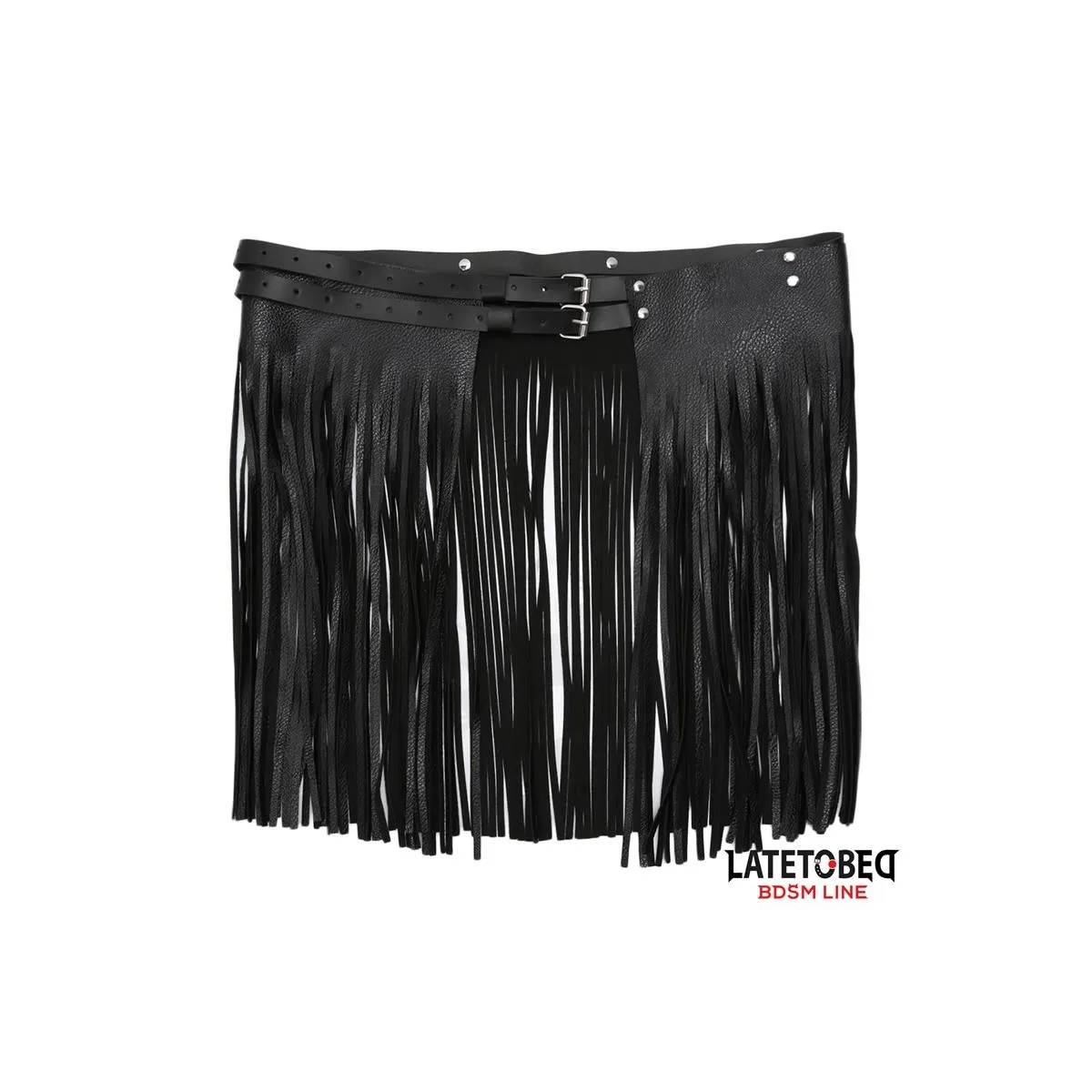Kurzer Shake-Fransenrock von Latetobed BDSM Line | Fesselliebe.de