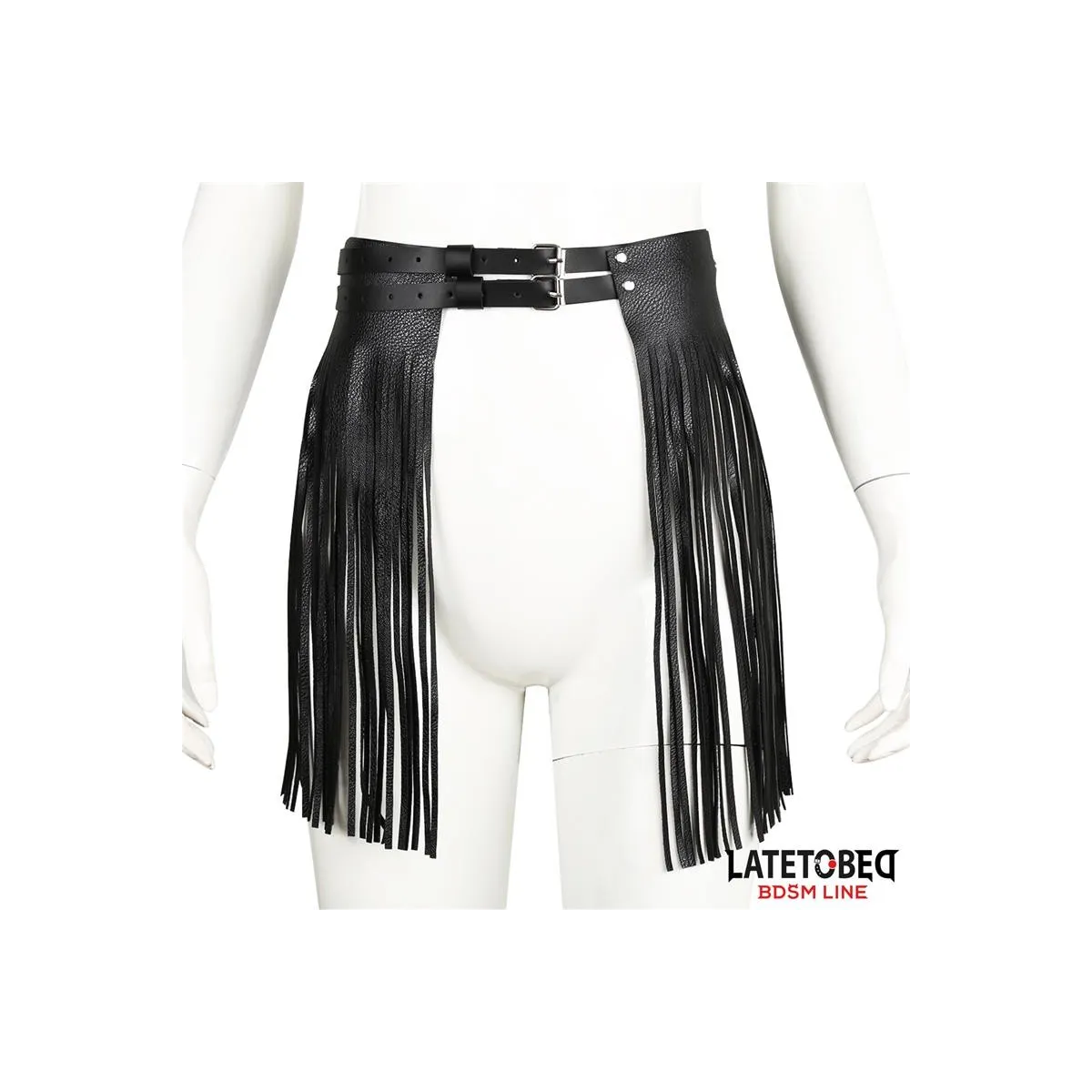 Kurzer Shake-Fransenrock von Latetobed BDSM Line | Fesselliebe.de