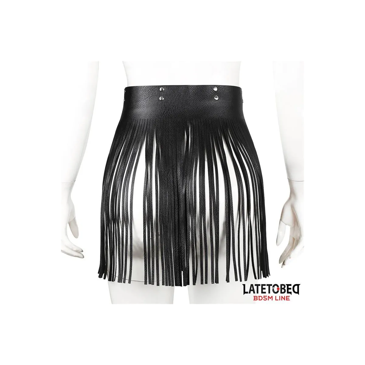 Kurzer Shake-Fransenrock von Latetobed BDSM Line | Fesselliebe.de