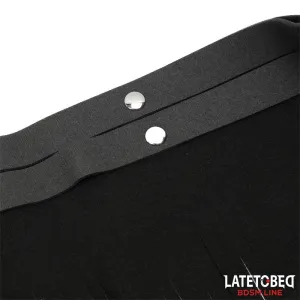 Kurzer Shake-Fransenrock von Latetobed BDSM Line