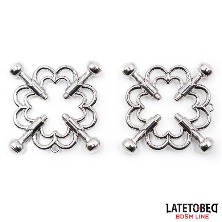 Metall-Nippelklemmen, Verstellbar von Latetobed BDSM Line | Fesselliebe.de
