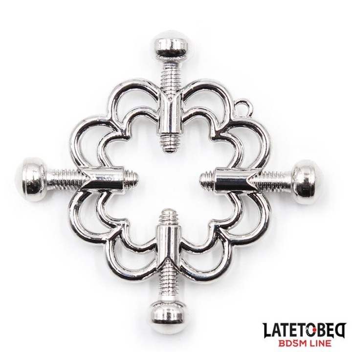 Metall-Nippelklemmen, Verstellbar von Latetobed BDSM Line | Fesselliebe.de