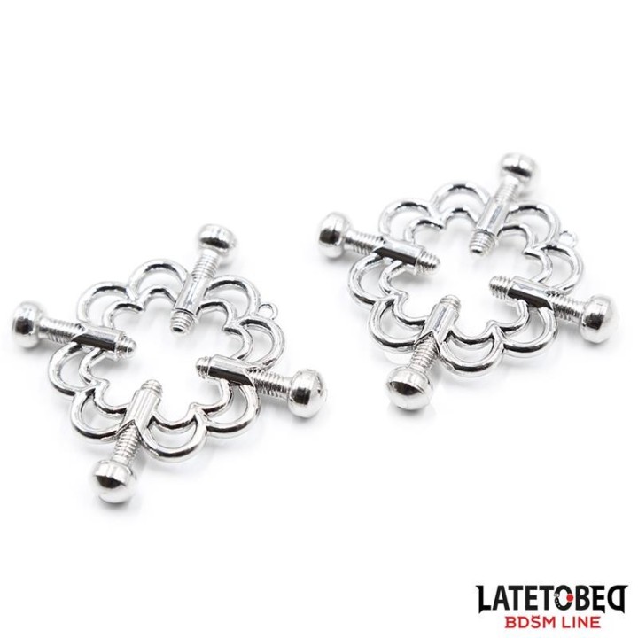 Metall-Nippelklemmen, Verstellbar von Latetobed BDSM Line | Fesselliebe.de