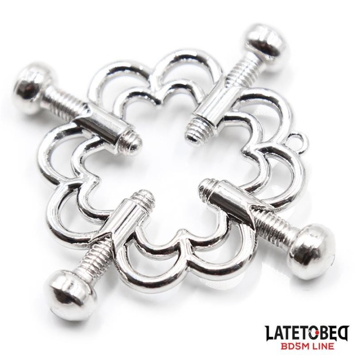 Metall-Nippelklemmen, Verstellbar von Latetobed BDSM Line | Fesselliebe.de