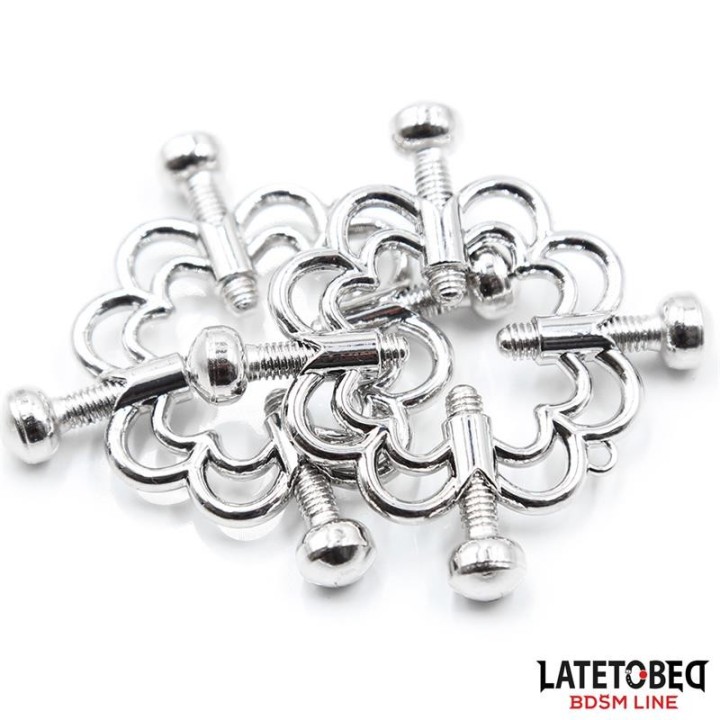 Metall-Nippelklemmen, Verstellbar von Latetobed BDSM Line | Fesselliebe.de