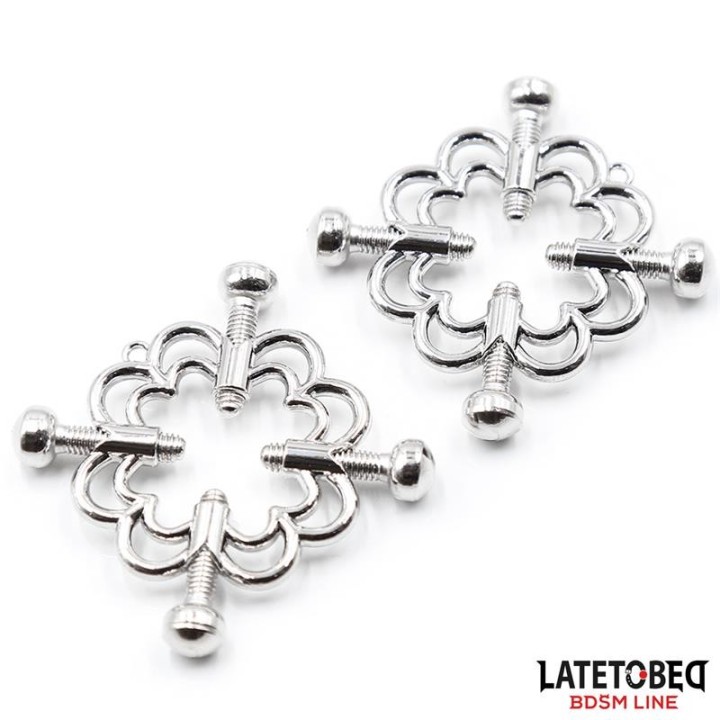 Metall-Nippelklemmen, Verstellbar von Latetobed BDSM Line | Fesselliebe.de