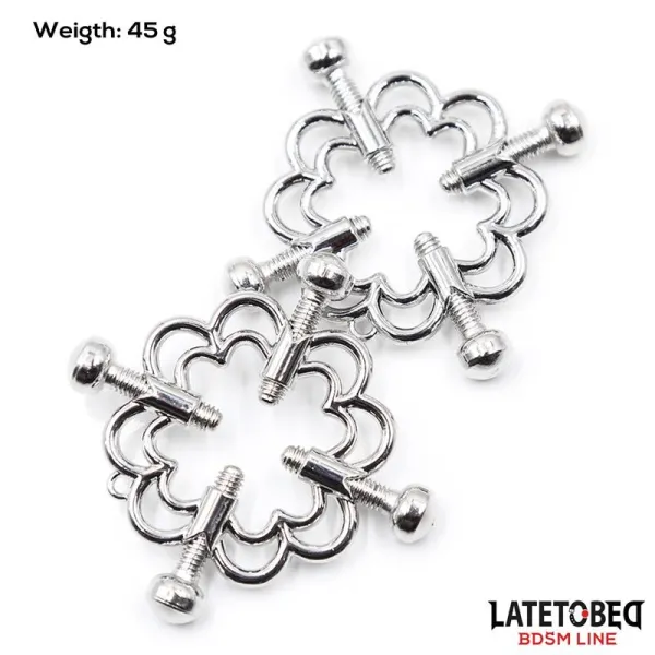 Metall-Nippelklemmen, Verstellbar von Latetobed BDSM Line | Fesselliebe.de