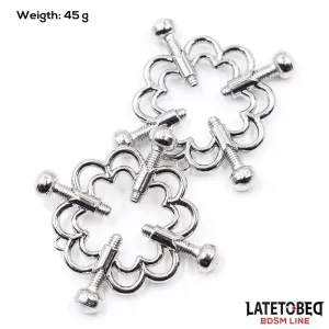 Metall-Nippelklemmen, Verstellbar von Latetobed BDSM Line