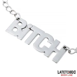 Nippelklemmen mit Kette - Bitch von Latetobed BDSM Line