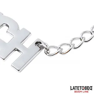 Nippelklemmen mit Kette - Bitch von Latetobed BDSM Line