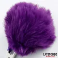 Nippelklemmen mit Lila Fell von Latetobed BDSM Line